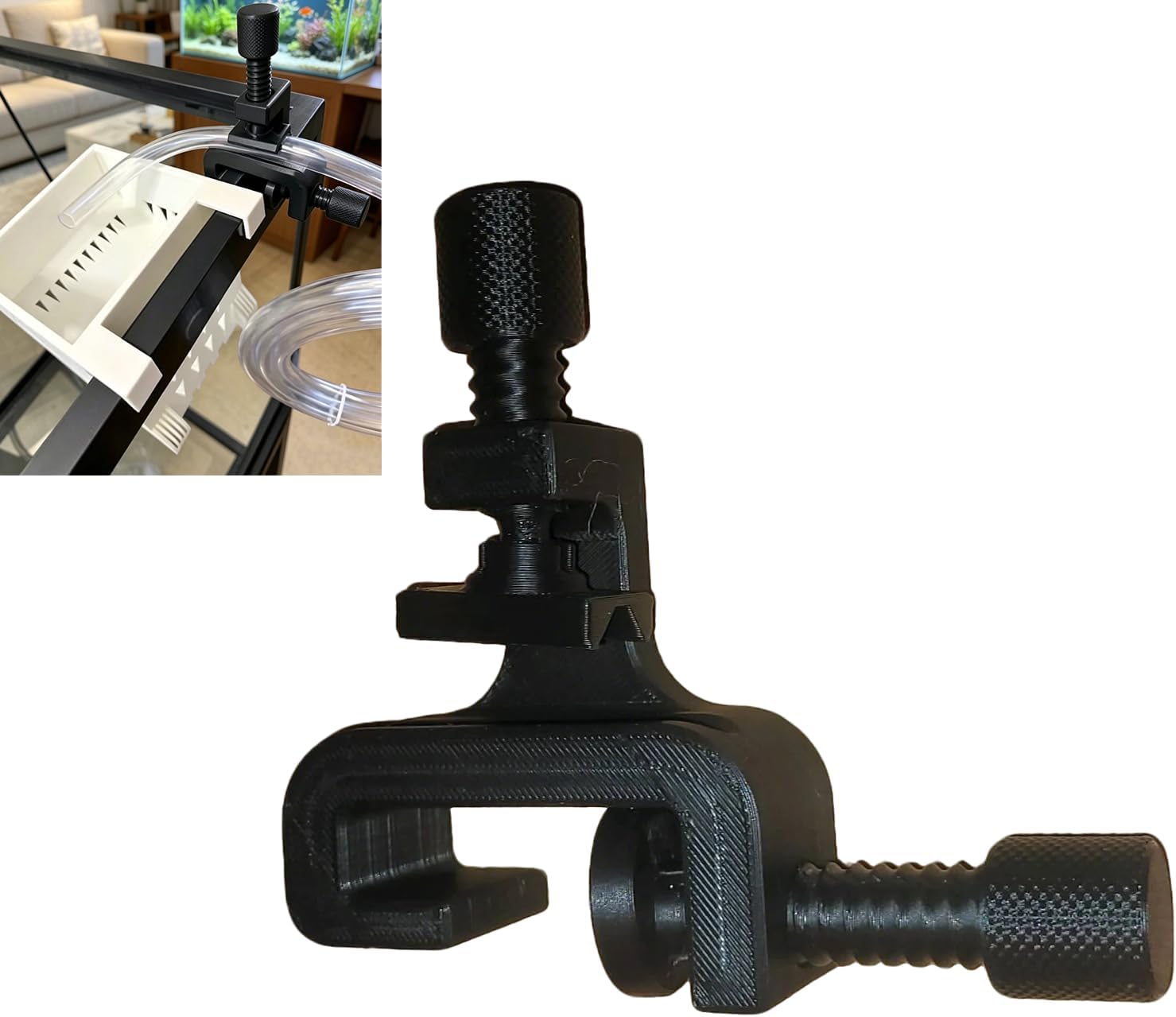 Plastic Pipe Clip - Hose Basket Clamp,Aquarium Pipe Fixed Clamp,