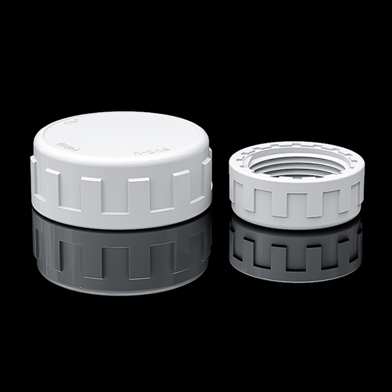 Drain Pipe Clip - PVC Female End Cap 20-60mm White