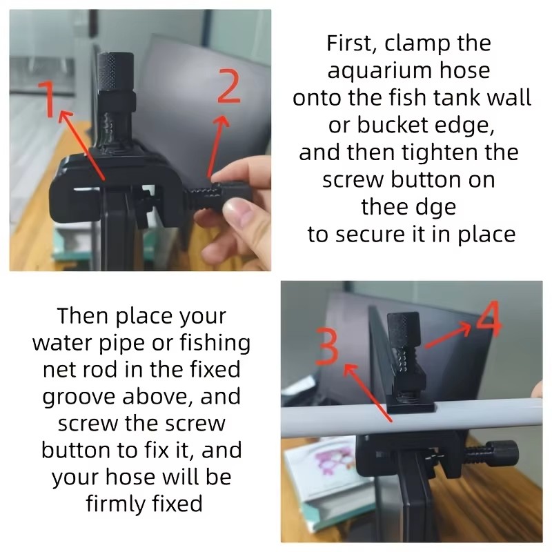 Hose Basket Clamp,Aquarium Pip - Plastic Pipe Clip review and price