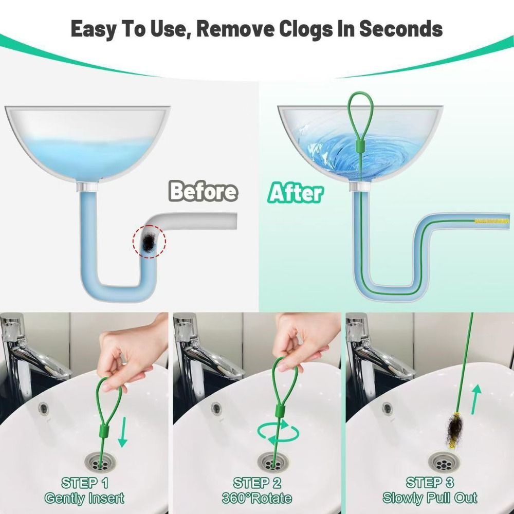 5pcs Practical Flexible Drain  - Drain Snake Flexible review and price
