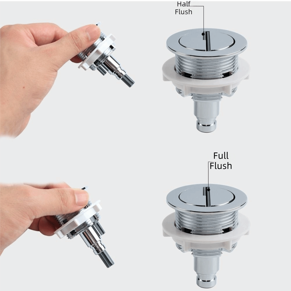 Chrome Plating Toilet Push But - Toilet Fill Valve review and price