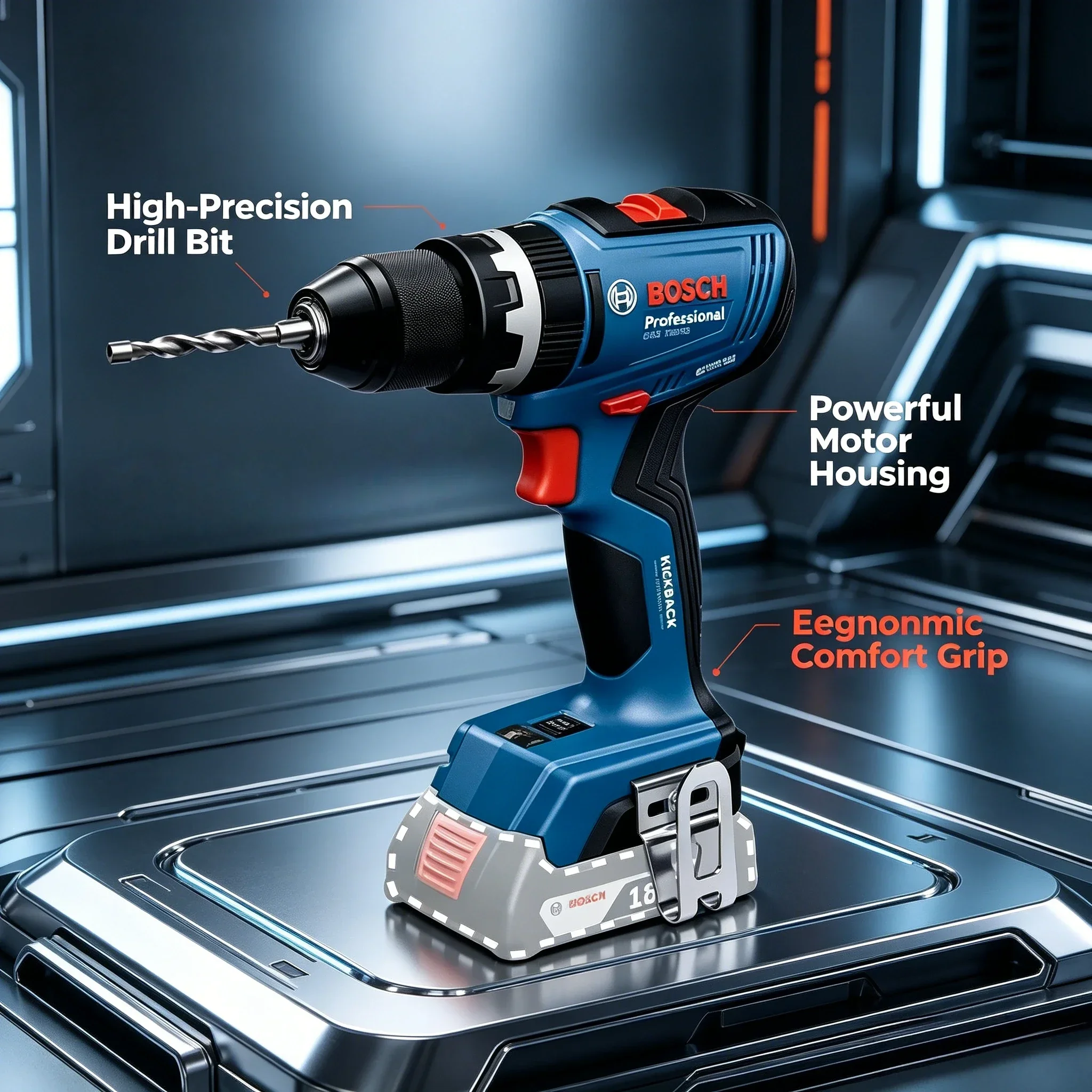 Bosch GSB 18V-65 Professional  - Bosch Drill Gsb 18V review and price