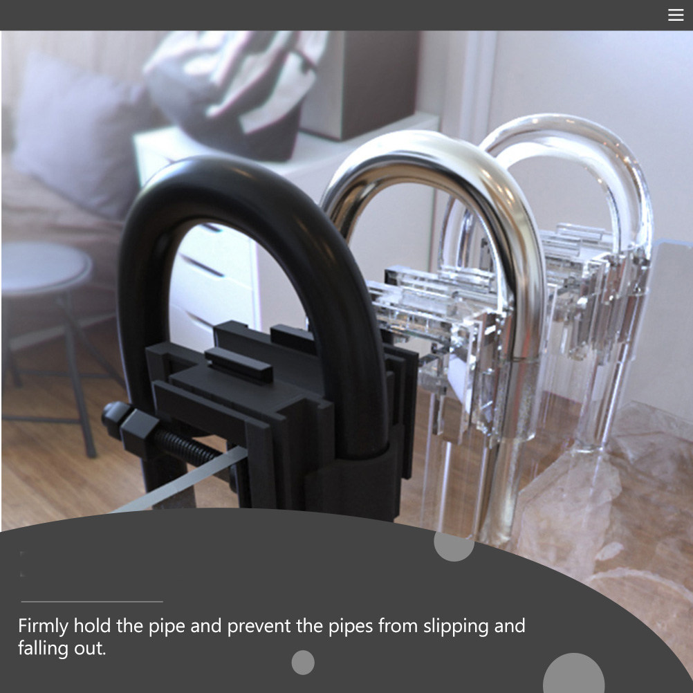 2Pcs Acrylic Fixing Clamps Wat - Plastic Pipe Clip review and price